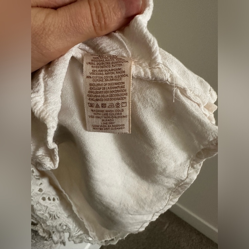 Free people romantic romper 💕 size M - Picture 6 of 8